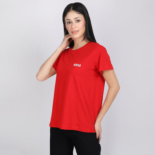 Round Neck Pure Cotton T-Shirt