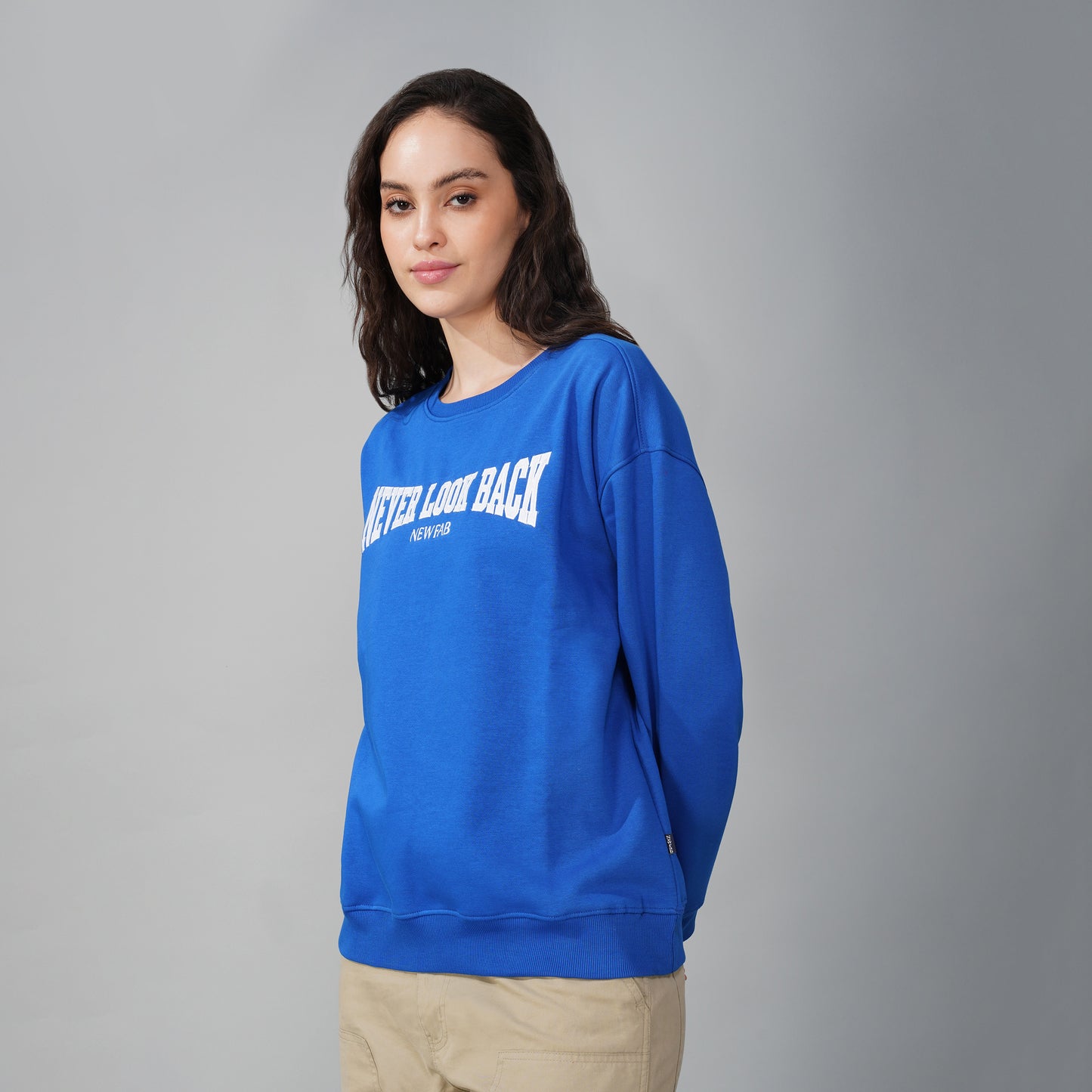 Front Embroidered  Sweatshirt